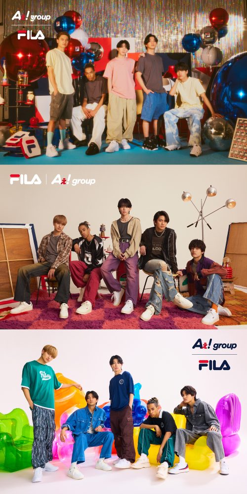 FILA × Aぇ! group 2024 SPRING COLLECTION
