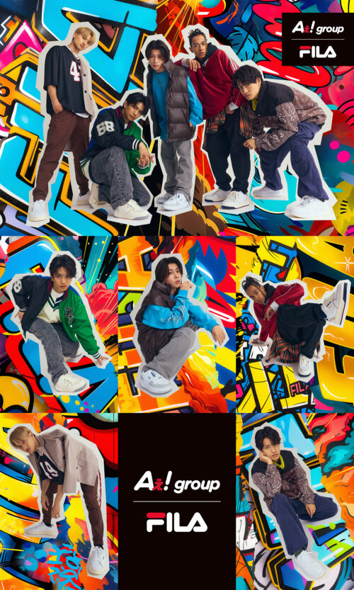 FILA × Aぇ! group 2024 AUTUMN COLLECTION