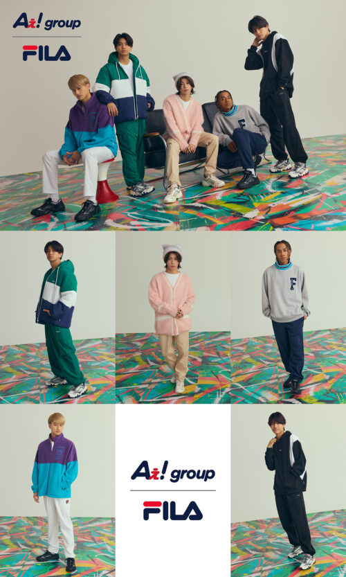 FILA × Aぇ! group 2024 AUTUMN&WINTER APPAREL COLLECTION